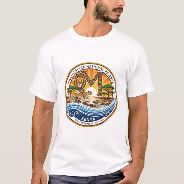 T-SHIRT MASSAI MARA (Devant)