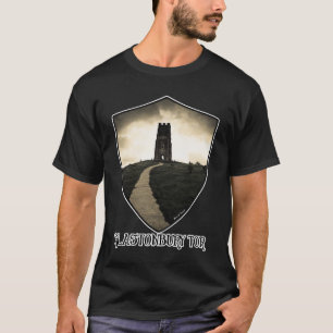 T-shirt Massif de roche de Glastonbury - Avalon gothique