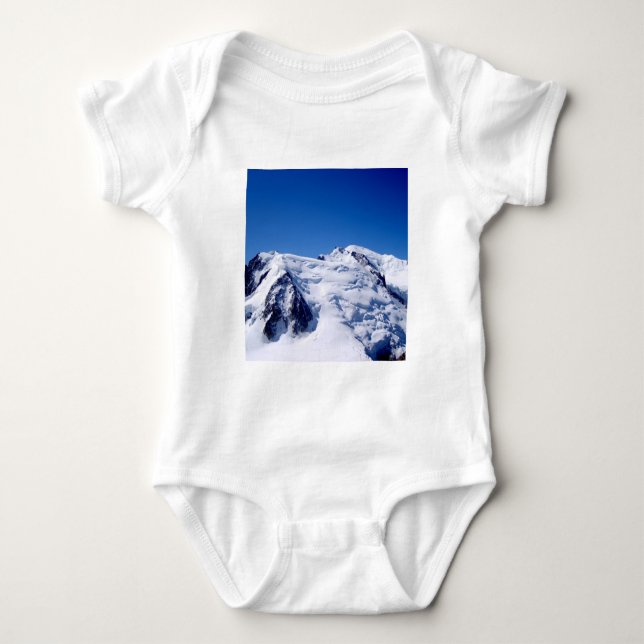 T-shirt massif du Mont Blanc (Devant)