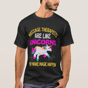 T-shirt Massothérapeute Unicorn, Physio de licorne magique