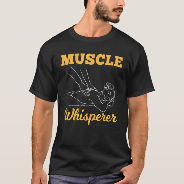 T-shirt Massothérapeutes de massage muscle Whisperer Massa (Devant)