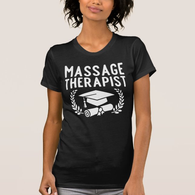 T-shirt Massothérapie Diplôme Cadeau (Devant)