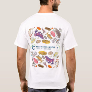 T-shirt MaST Centre Aquarium Nudibranchs (Blanc)