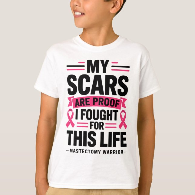T-shirt Mastectomie Funny Cancer du Sein 1 (Devant)