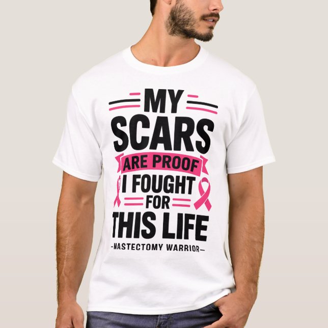 T-shirt Mastectomie Funny Cancer du Sein 1 (Devant)