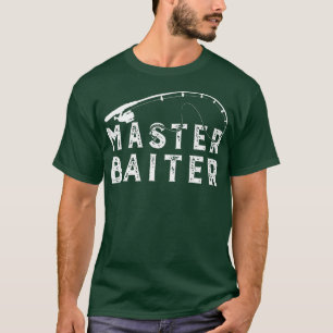 T-shirt Master Baiter Basse Pêche Funny Pêcheur Joke Da