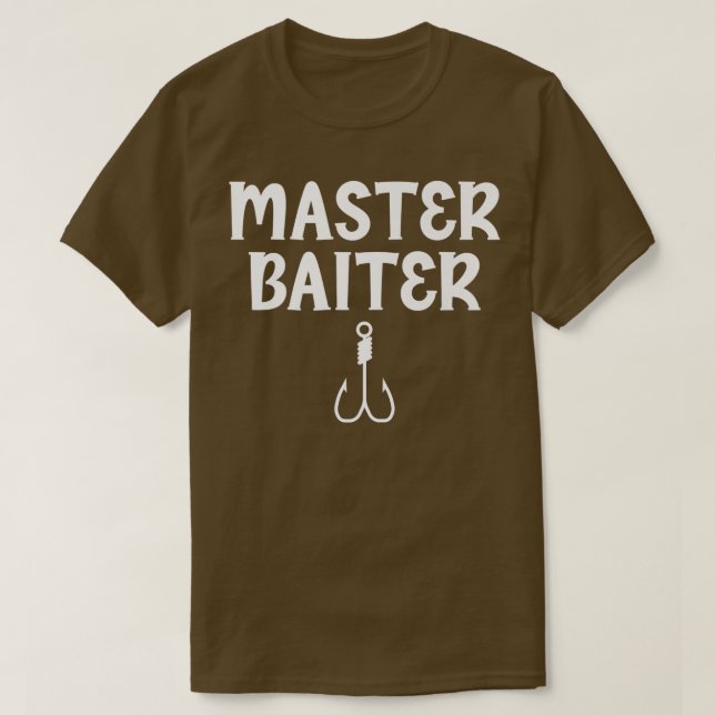 T-shirt Master Baiter Humour Joke Tee pour les amateurs de (Design devant)
