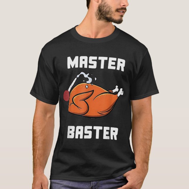 T-shirt Master Baster Funky Turquie Baster Thanksgiving (Devant)