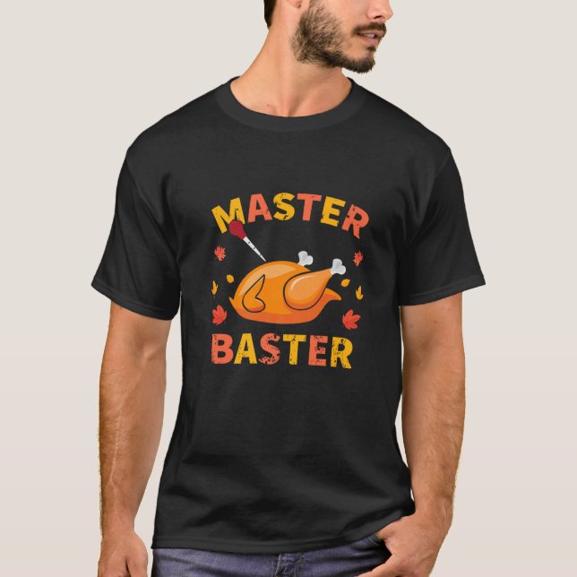 T-shirt Master Baster Funky Turquie Baster Thanksgiving Ho (Devant)
