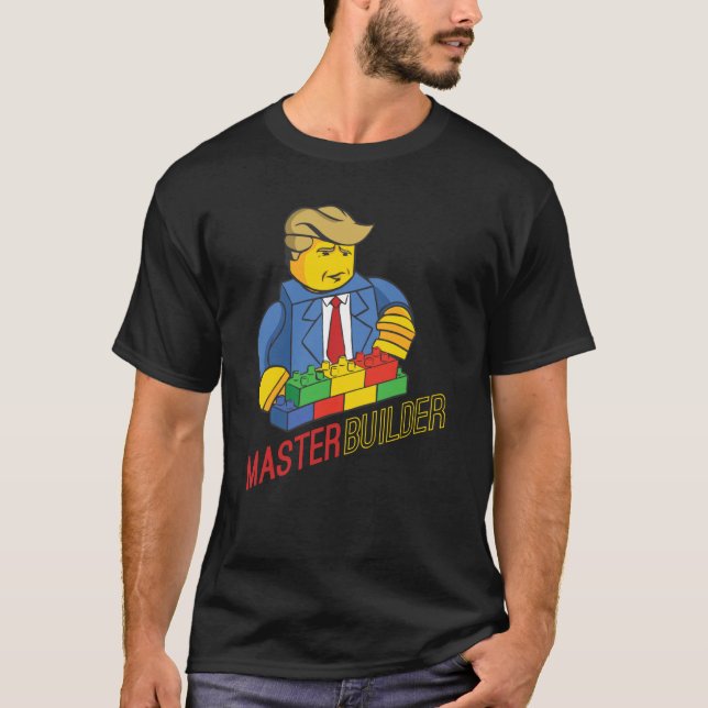 T-shirt Master Builder Building Blocks Men Women Youth  12 (Devant)