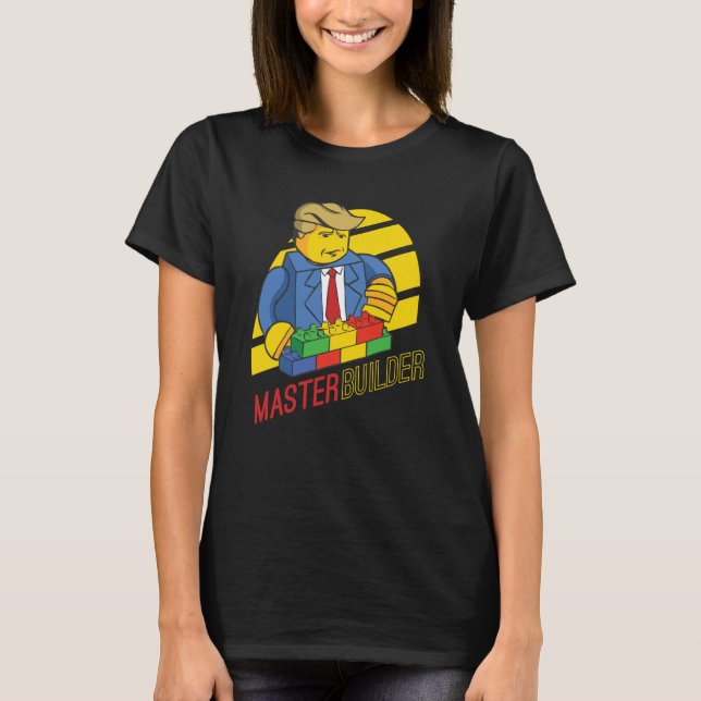 T-shirt Master Builder Building Blocks Men Women Youth  7 (Devant)