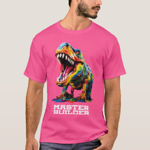 T-shirt Master Builder Kids Building Blocks Toy Master Din