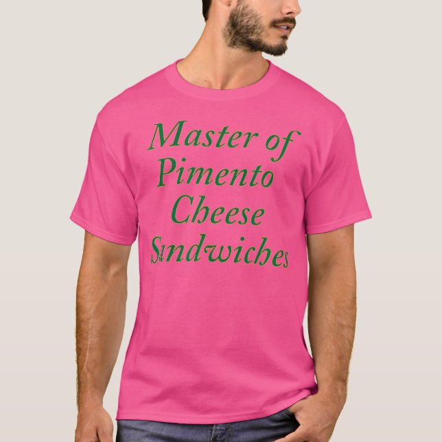 T-shirt Master De Pimento Fromage Sandwiches Funny Golf Fo (Devant)