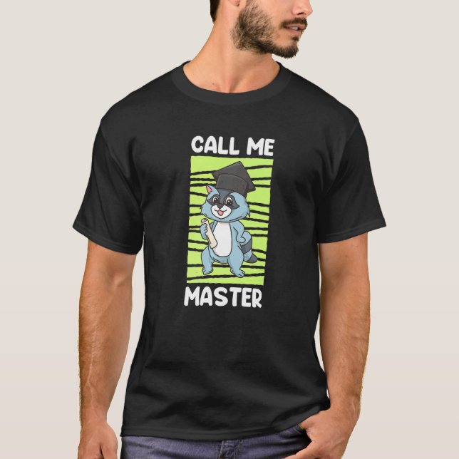T-shirt Master Degree 2022 Call Me Master (Devant)
