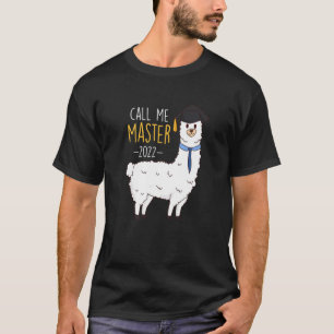 T-shirt Master Degree 2022 Call Me Master 1