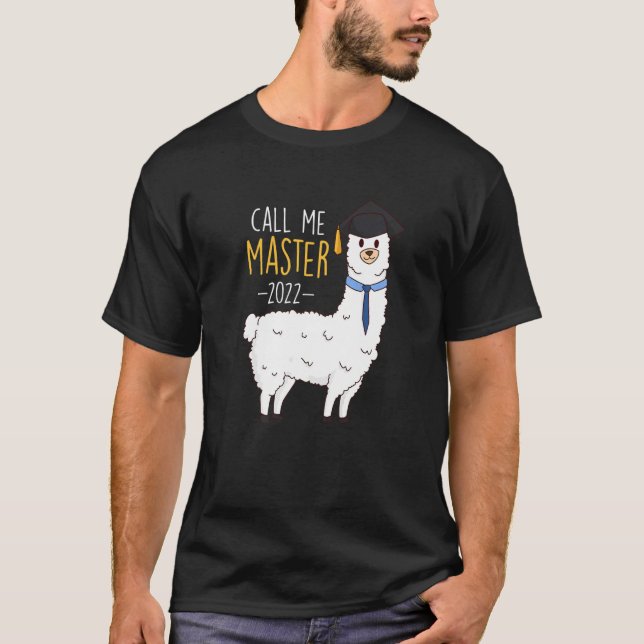 T-shirt Master Degree 2022 Call Me Master 1 (Devant)
