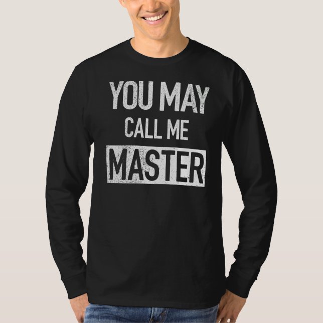 T-shirt Master Diplôme Appelez-moi Master Mba (Devant)