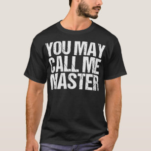 T-shirt Master Diplôme Diplôme Cadeau Drôle Appelez-moi Ma