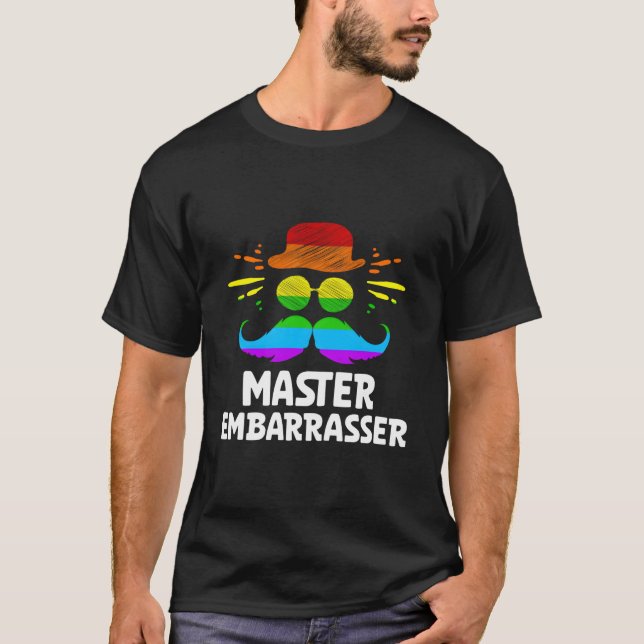 T-shirt Master Embarrasser Daddy Parents Dad Mom Dad Lifes (Devant)