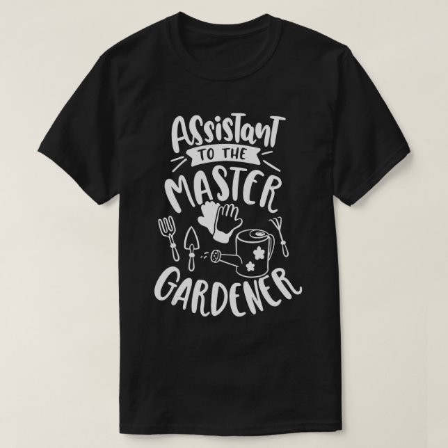 T-shirt Master Gardener Assistant Au Master Gardener g (Design devant)