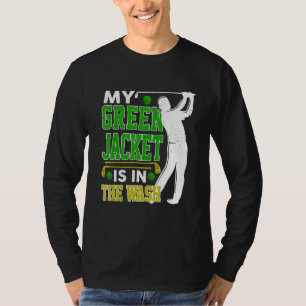 T-shirt Master Golf Joueur Ma Veste Vert Dans Le W