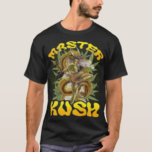 T-shirt Master Kush Strain Martial Arts Asiatique mauvaise