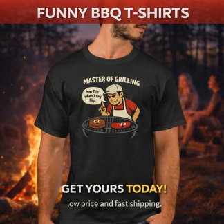 T-shirt Master of Grilling | Funny BBQ