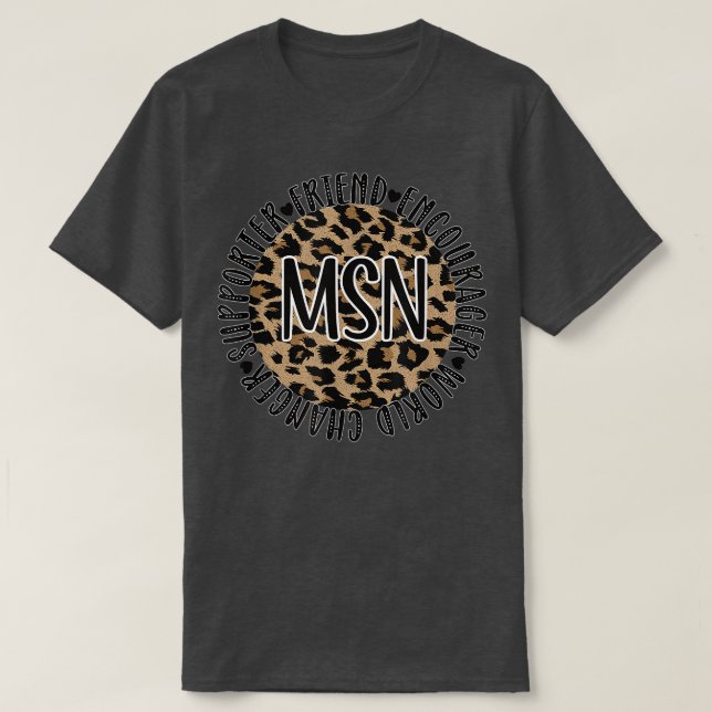 T-shirt Master Of Science In Nursing Appreciation1371 (Design devant)