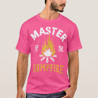 T-shirt Master Of The Campfire Camping Outdoors