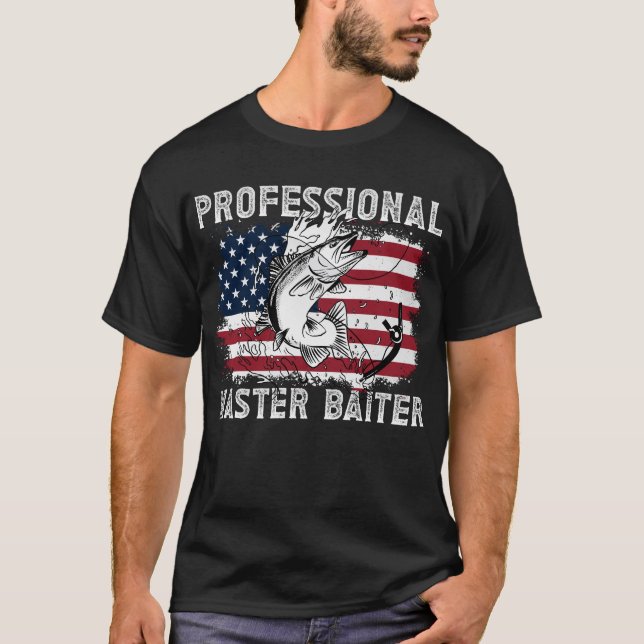 T-shirt Master Professionnel Baiter Drôle Pêche Homme (Devant)