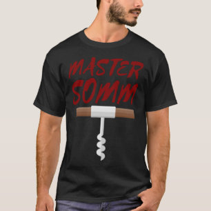 T-shirt Master Somm Corkvis pour le sommelier chef vin