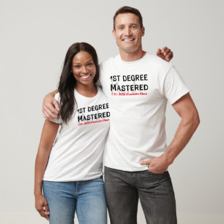 T-shirt Masters Degree CSI Dark Humour