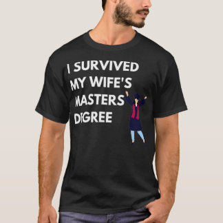 T-shirt masters degree graduation Mastered It College shir