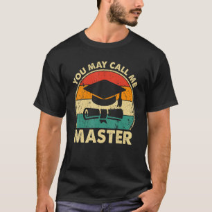 T-shirt Masters Dessins Pour Hommes Femmes MBA Éducation