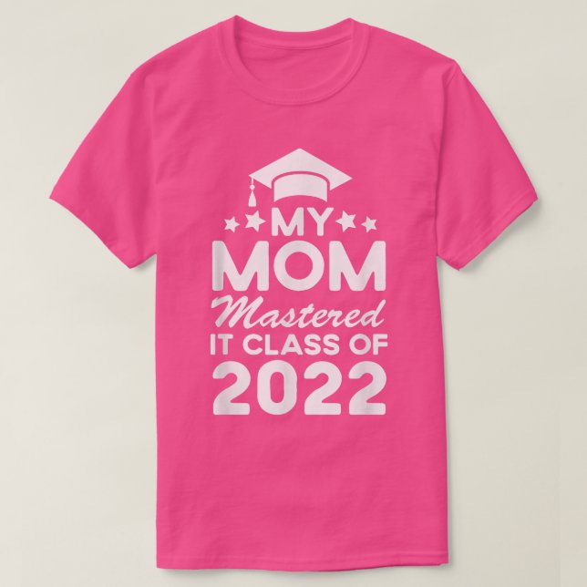 T-shirt Masters Graduation Tee Ma maman Maîtrise It Classe (Design devant)
