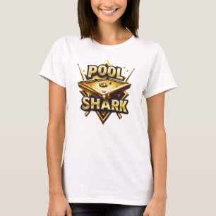 T-shirt Masterstroke : Requin de piscine sur table