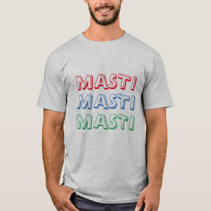 T-shirt masti masti desi amusent indian design punjab