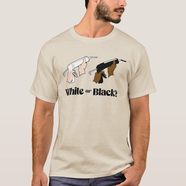 T-shirt Mastic blanc ou mastic noir (Devant)