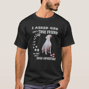 T-shirt Mastiff Chien d'Argentine Costume papa maman papa,