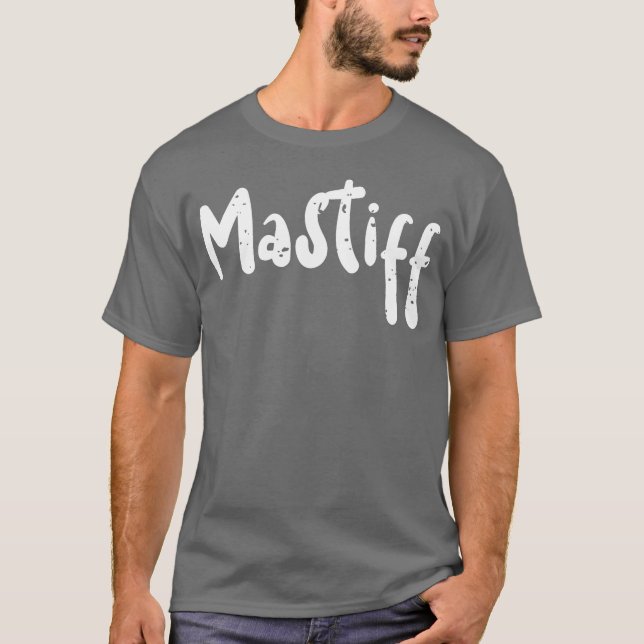 T-shirt Mastiff Dogs rétro (Devant)