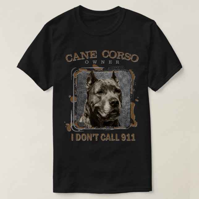 T-shirt Mastiff italien Cane Corso (5) (Design devant)