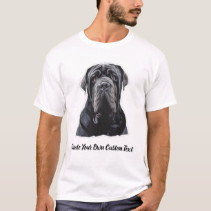 T-shirt Mastiff Napolitain Chien Créez Votre Propre Texte 