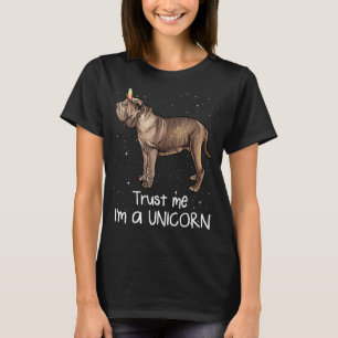 T-shirt Mastiff Napolitain Je Suis Un Chien Unicorne