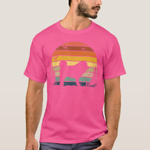 T-shirt Mastiff Tibétain Vintage Rétro Maman Papa Chien