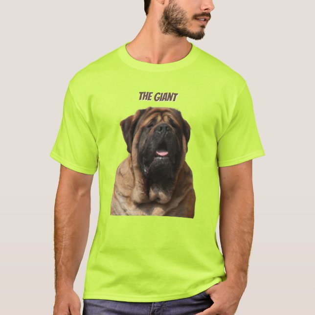 T-shirt Mastiff Vacances Mastiff Anglais (Devant)