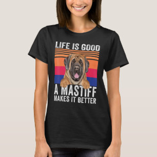 T-shirt Mastiffs Rend Votre Vie Bonne Vintage