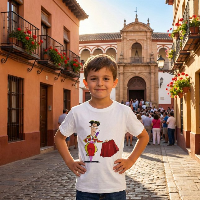 T-shirt Matador avec cape rouge Torero espagnol (Créateur téléchargé)