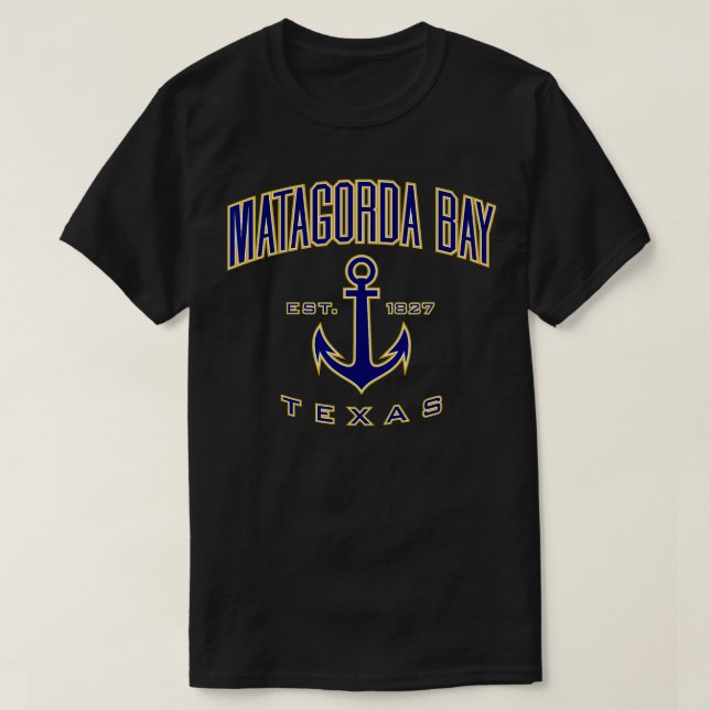 T-shirt Matagorda Bay TX (Design devant)