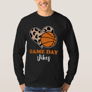 T-shirt Match de basket décoloré ambiance basket maman de