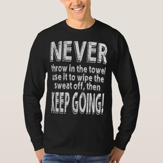 T-shirt Match De Boxe Ne Jetez Jamais Dans La Concurrence  (Devant)